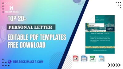 Top 20+ Personal Letter   Editable PDF Templates Free Download