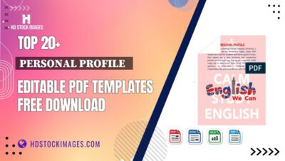 Top 20+ Personal Profile   Editable PDF Templates Free Download