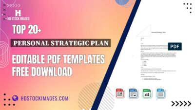 Top 20+ Personal Strategic Plan Editable PDF Templates Free Download