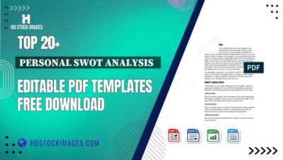 Top 20+ Personal Swot Analysis   Editable PDF Templates Free Download