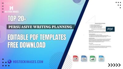 Top 20+ Persuasive Writing Planning Editable PDF Templates Free Download