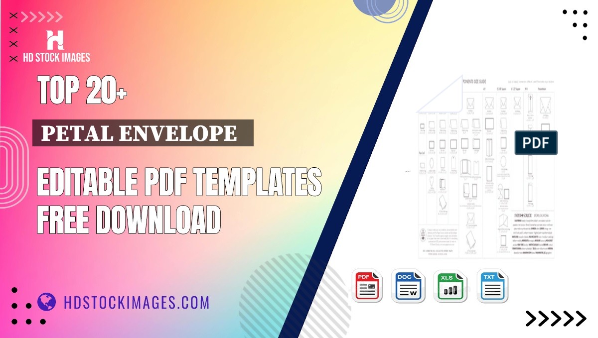 Top 20+ Petal Envelope   Editable PDF Templates Free Download