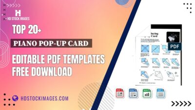 Top 20+ Piano Pop-up Card Editable PDF Templates Free Download
