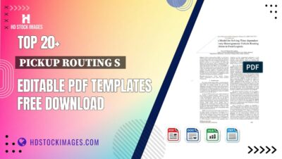 Top 20+ Pickup Routing S  Editable PDF Templates Free Download