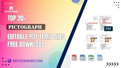 Top 20+ Pictograph   Editable PDF Templates Free Download