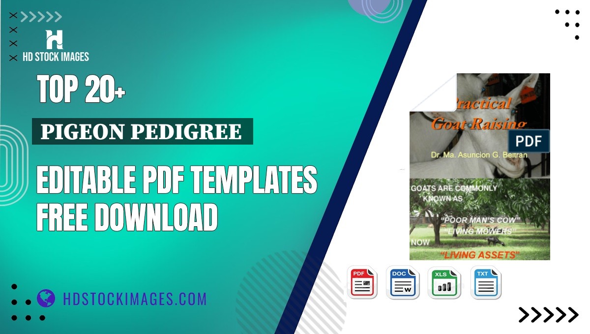 Top 20+ Pigeon Pedigree  Editable PDF Templates Free Download