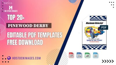 Top 20+ Pinewood Derby   Editable PDF Templates Free Download