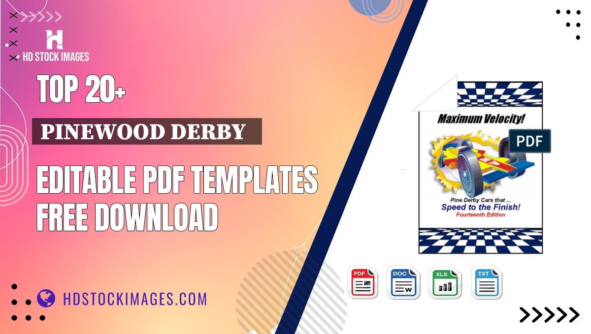 Top 20+ Pinewood Derby   Editable PDF Templates Free Download