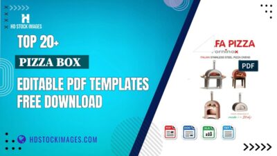 Top 20+ Pizza Box   Editable PDF Templates Free Download