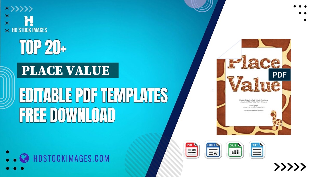Top 20+ Place Value   Editable PDF Templates Free Download