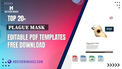 Top 20+ Plague Mask   Editable PDF Templates Free Download