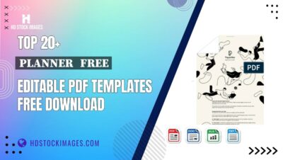 Top 20+ Planner   Free Editable PDF Templates Free Download