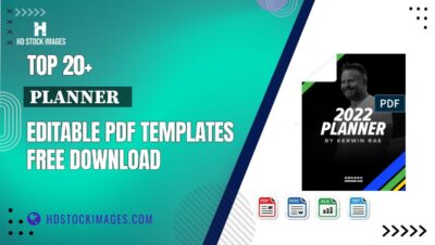 Top 20+ Planner   Editable PDF Templates Free Download