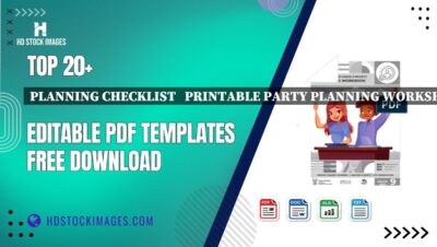 Top 20+ Planning Checklist   Printable Party Planning Worksheet Editable PDF Templates Free Download