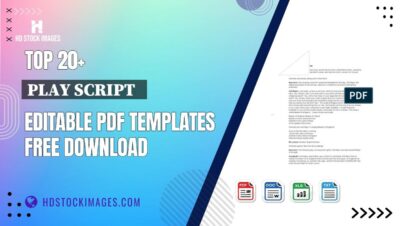 Top 20+ Play Script Editable PDF Templates Free Download