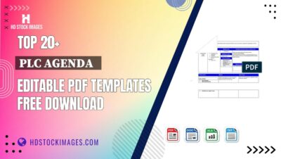 Top 20+ Plc Agenda   Editable PDF Templates Free Download