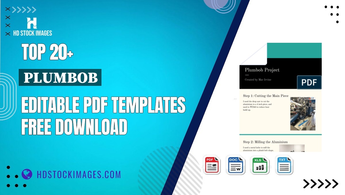 Top 20+ Plumbob Editable PDF Templates Free Download