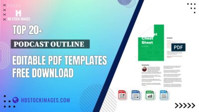 Top 20+ Podcast Outline Editable PDF Templates Free Download