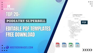 Top 20+ Podiatry Superbill Editable PDF Templates Free Download