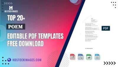 Top 20+ Poem  Editable PDF Templates Free Download