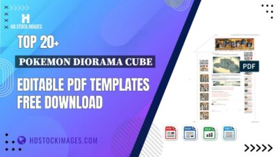 Top 20+ Pokemon Diorama Cube Editable PDF Templates Free Download