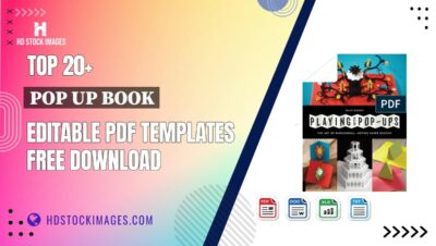 Top 20+ Pop Up Book Editable PDF Templates Free Download