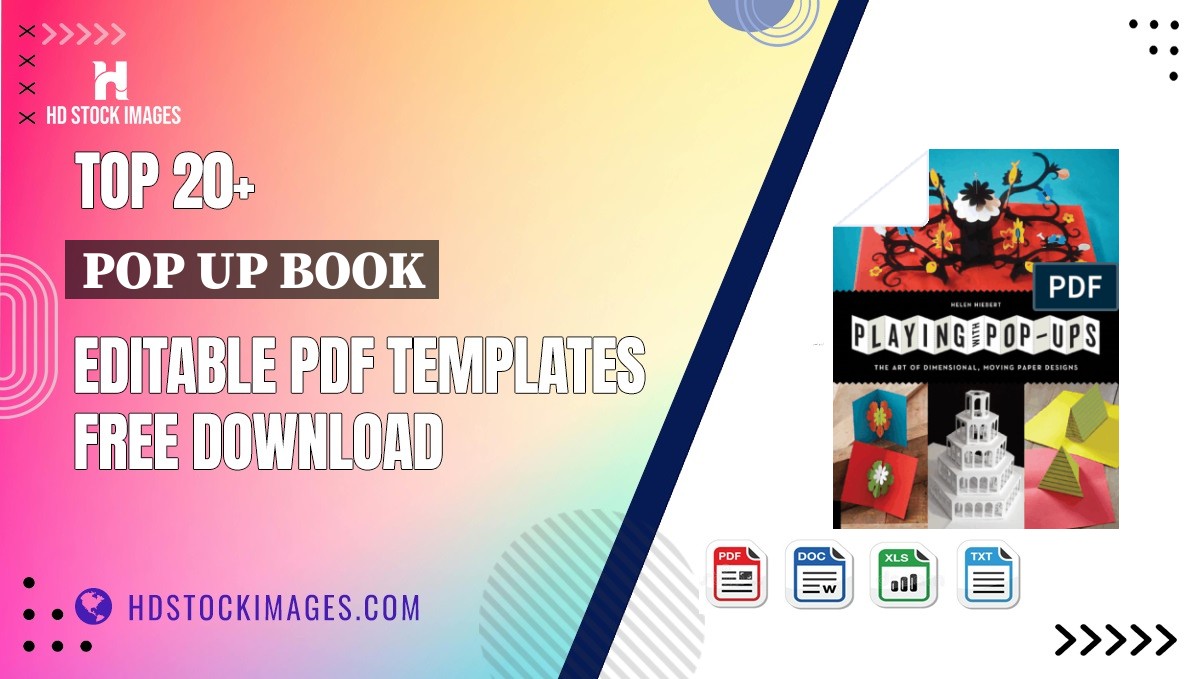 Top 20+ Pop Up Book Editable PDF Templates Free Download