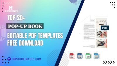 Top 20+ Pop-up Book Editable PDF Templates Free Download