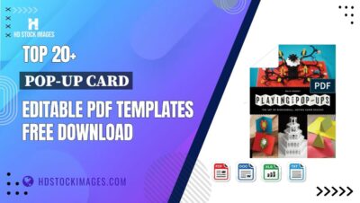 Top 20+ Pop-up Card Editable PDF Templates Free Download