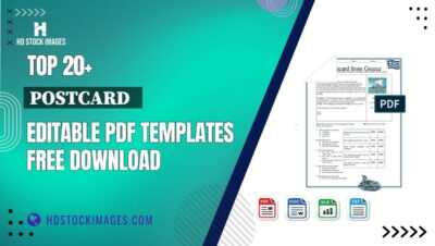 Top 20+ Postcard   Editable PDF Templates Free Download