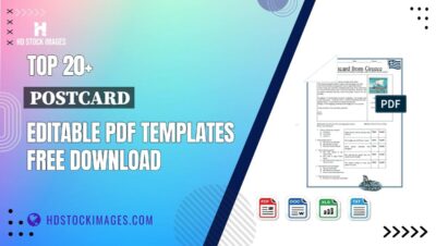 Top 20+ Postcard Editable PDF Templates Free Download