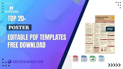 Top 20+ Poster  Editable PDF Templates Free Download