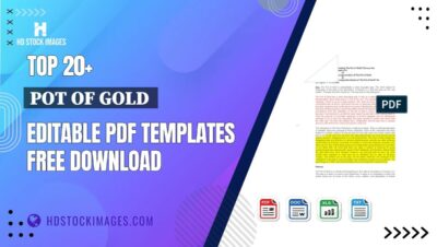 Top 20+ Pot Of Gold  Editable PDF Templates Free Download