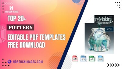 Top 20+ Pottery Editable PDF Templates Free Download