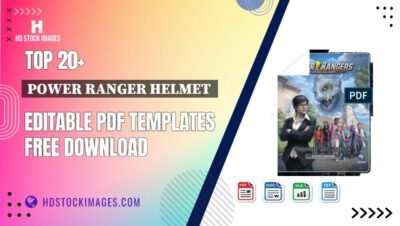 Top 20+ Power Ranger Helmet  Editable PDF Templates Free Download