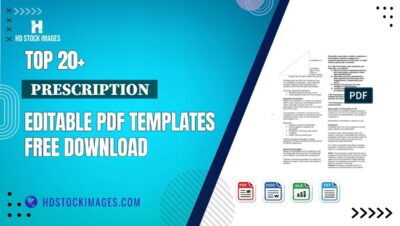 Top 20+  Prescription  Editable PDF Templates Free Download