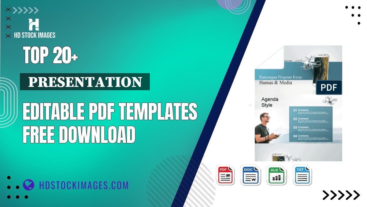 Top 20+  Presentation  Editable PDF Templates Free Download