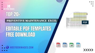 Top 20+ Preventive Maintenance  Excel   Editable PDF Templates Free Download