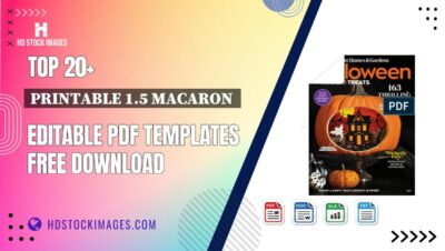 Top 20+ Printable 1.5 Macaron  Editable PDF Templates Free Download