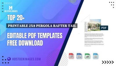 Top 20+ Printable 2x8 Pergola Rafter Tail Editable PDF Templates Free Download