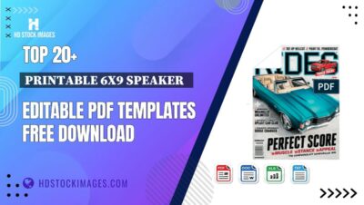 Top 20+ Printable 6x9 Speaker   Editable PDF Templates Free Download