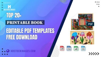 Top 20+ Printable Book  Editable PDF Templates Free Download