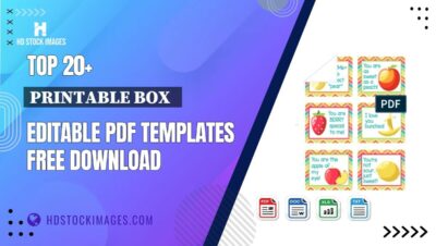 Top 20+ Printable Box   Editable PDF Templates Free Download