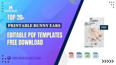 Top 20+ Printable Bunny Ears Editable PDF Templates Free Download