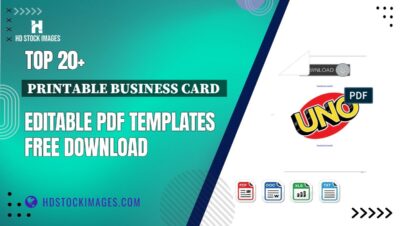 Top 20+ Printable Business Card  Editable PDF Templates Free Download