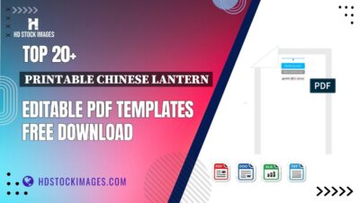 Top 20+ Printable Chinese Lantern Editable PDF Templates Free Download