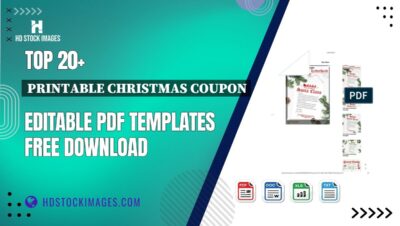 Top 20+ Printable Christmas Coupon Editable PDF Templates Free Download