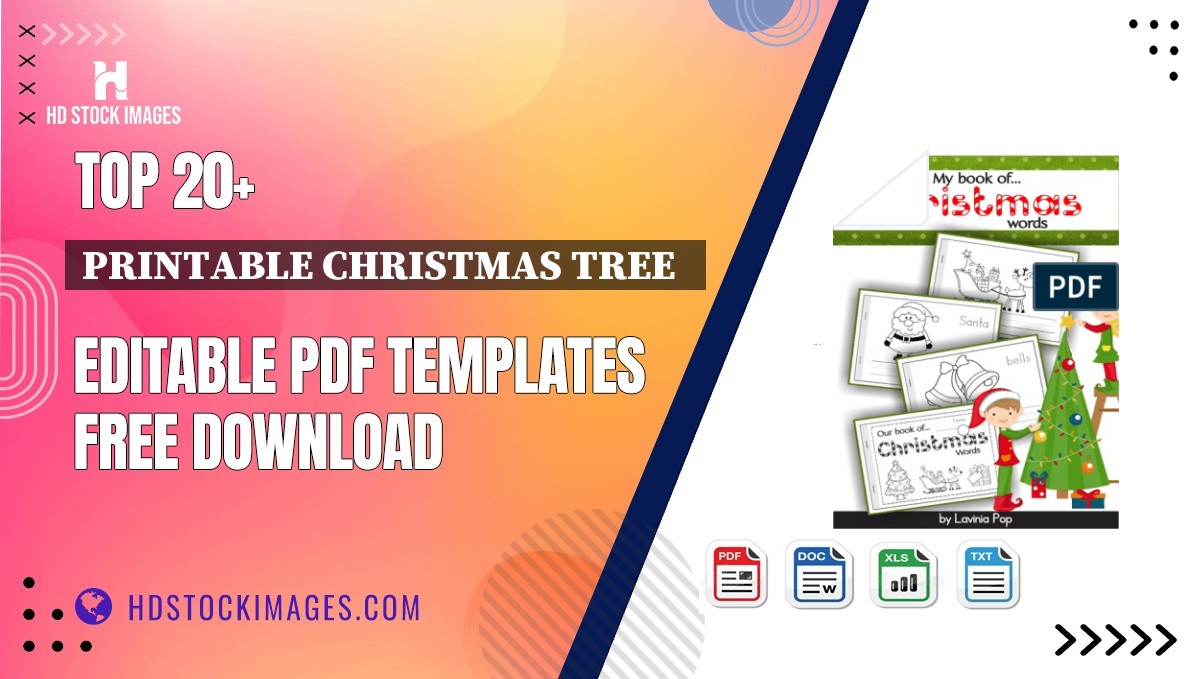 Top 20+ Printable Christmas Tree   Editable PDF Templates Free Download