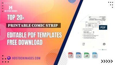 Top 20+ Printable Comic Strip   Editable PDF Templates Free Download