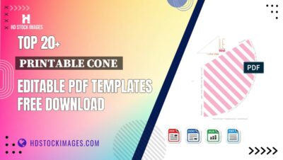 Top 20+ Printable Cone  Editable PDF Templates Free Download